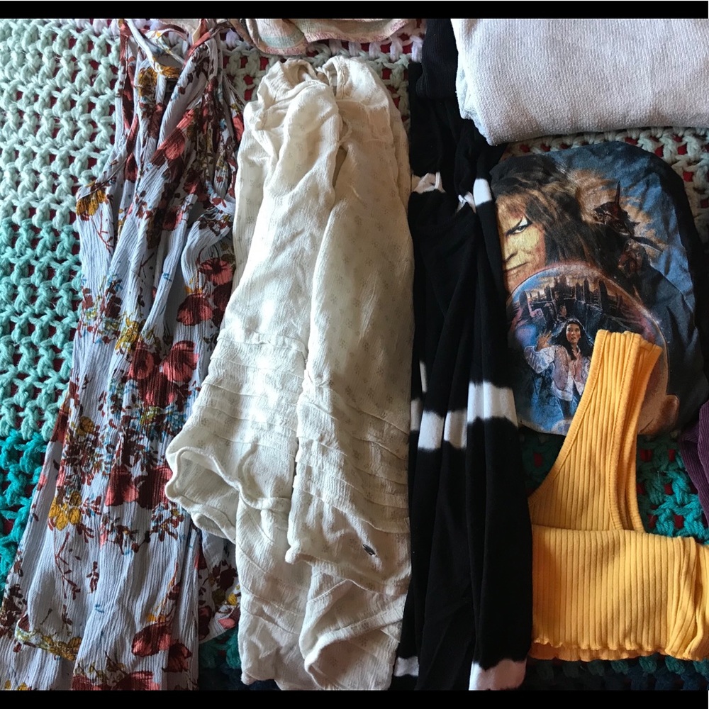 Assorted women’s tops